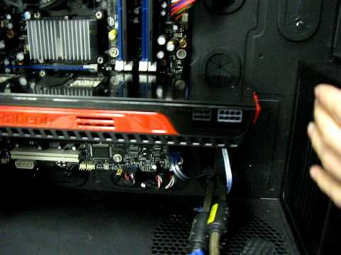 ATI Radeon HD 5970 Video Card Installation in Corsair Obsidian 800D Linus Tech Tips