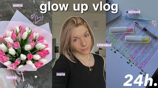 24H GLOW UP VLOG (cheveux, soins, nails)