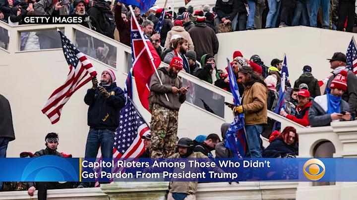 Capitol Rioters Were Among Those Who Held Out Hope For A Trump Pardon And Didn't Get It