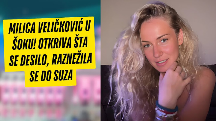 MILICA VELIČKOVIĆ U ŠOKU! Otkriva šta se DANAS DESILO, raznežila se do suza