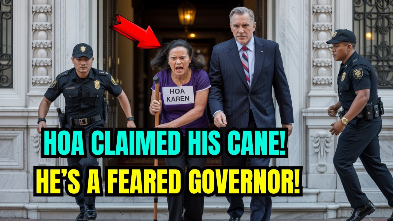 HOA STOLE My Grandpa’s Walking Stick Claiming It’s a Weapon, Unaware He’s a Feared Governor