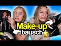 Meine SCHWESTER und ICH tauschen unser MAKE-UP 😳  | Dagi Bee