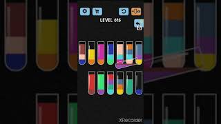 solve and solution water color sort game level 615