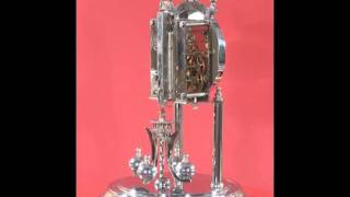 Kundo Nickel Plated 400 Day Clock, ca. 1950