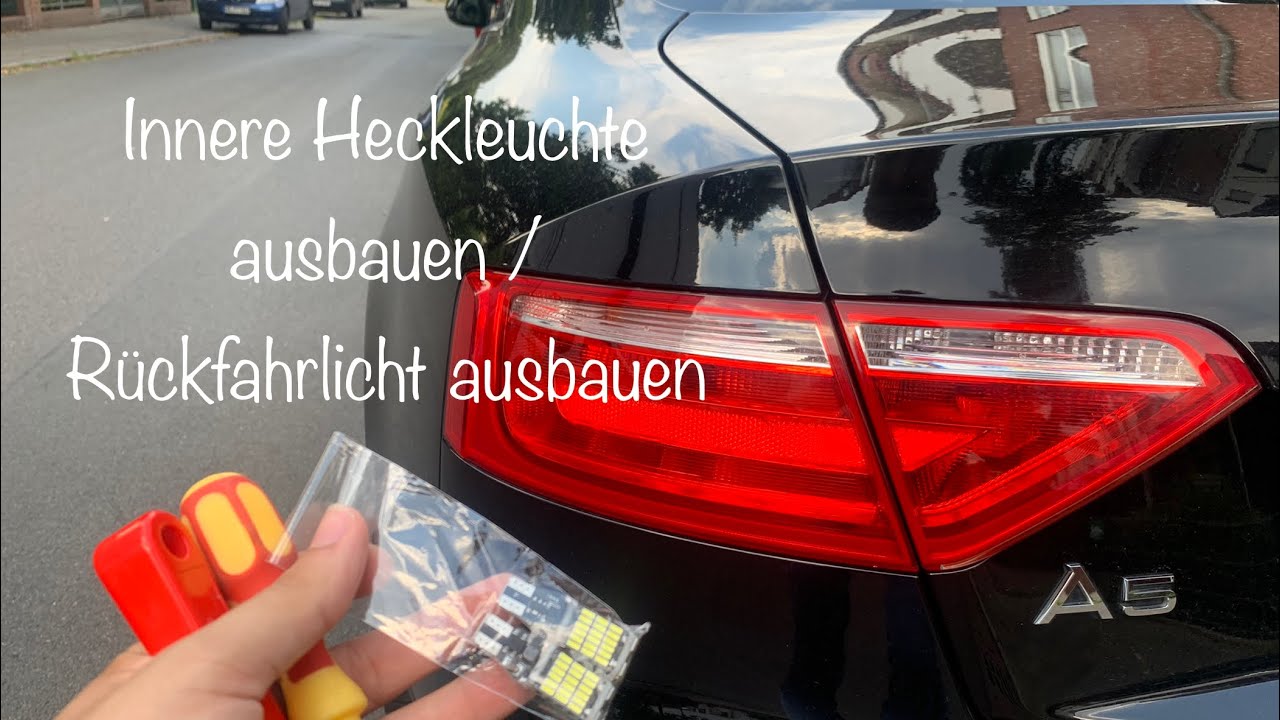 Kennzeichenbeleuchtung wechseln Kontaktproblem Reparieren Audi A4 