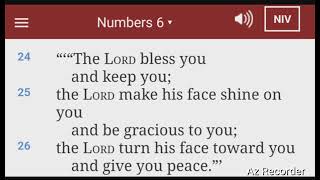 Numbers 6:24-26 NIV