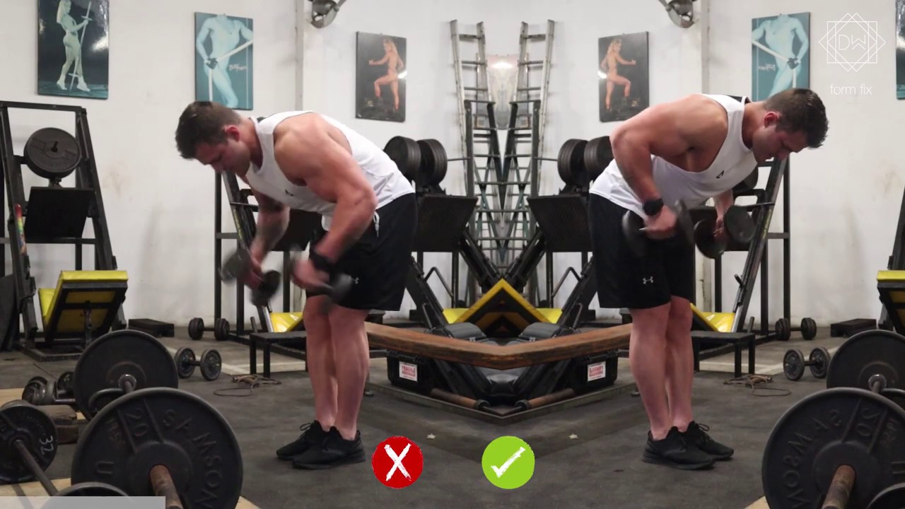 Form Fix Dumbbell Kickbacks YouTube