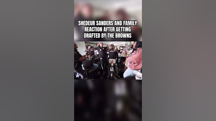 SHEDEUR SANDERS AND FAMILY REACTION AFTER GETTING DRAFTED BY THE BROWNS