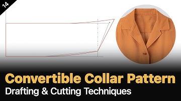 One-Piece Convertible Collar for Any Garment: Comprehensive Tutorial [Pattern Making Tutorial]