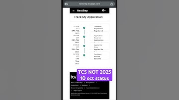 Tcs nqt 10 oct results updates #interview #tcs #tcsnqt #nqt #tcsnextstep #update#viral#job#jobspeak
