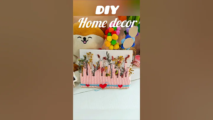 DIY Home Decor✨|| Easy Aesthetic Room Decor Ideas 💐#shorts #viralshorts #homedecor #wallhanging #diy