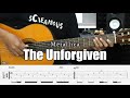 The unforgiven  metallica  fingerstyle guitar tutorial  tab  lyrics