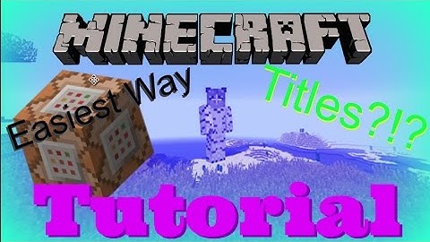 Title Command Tutorial - Easiest Way