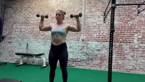 Upright Row + External Rotation  Shoulder Exercise