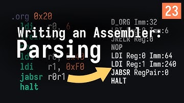 Parse Instructions into My Assembler – Superscalar 8-Bit CPU #23