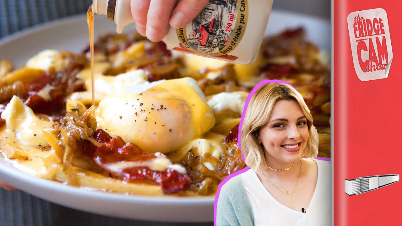 Breakfast Poutine Recipe ft. Estée Lalonde | FridgeCam | Sorted Food