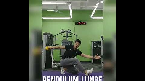 Functional Exercise for Legs: Pendulum Swing Lunge