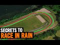 How to Be Fast Racing in the Rain