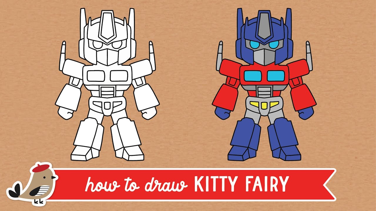 How To Draw Optimus Prime From Transformers | Easy Drawing For