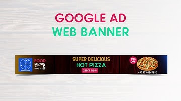 Google Ads - Web Banner Design - Google Web Designer - Illustrator Tutorial