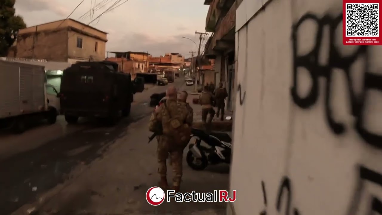 Operação no Alemao contra Quadrilha de Gatonet pela Policia Civil .OBS IMAGENS COM UMA GOPRO EM 4K