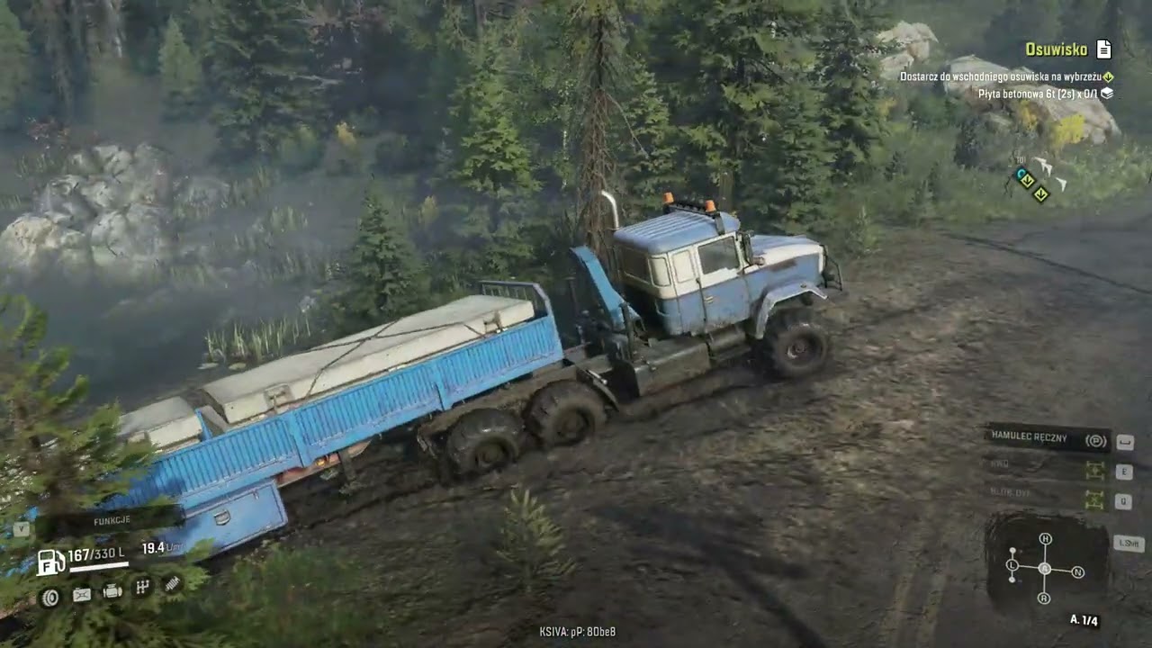 SnowRunner     Osuwiska, kamyczek i ANK na życzenie