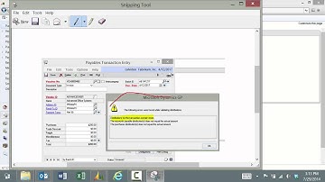 How to Take Screen Shots in Microsoft Dynamics GP