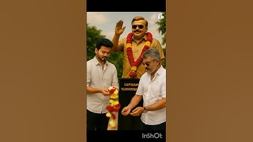 Captain Vijayakanth tribute AI video | Vijay | Ajithkumar | #youtubefeed #aishorts #shortsfeed #tvk