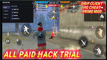 DRIP CLIENT FREE TRIAL || PATO TEAM TRIAL || PRIME MOD TRIAL FREE || MAIN ID SAFE LOCATION HOLOGRAM