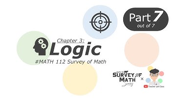 [Survey of Math] Chapter 3 Logic (7/7)
