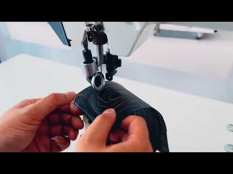HK-9910 Mixed feeding single-needle leather sewing machine