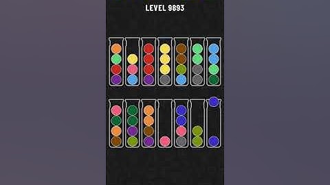 Ball Sort Puzzle Level 9893 / Water Sort Puzzle Level 9893  / all the same