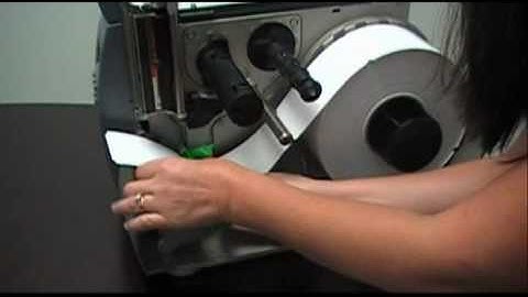 Loading Tags in an M-Class Datamax Printer