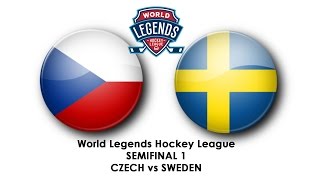 2017-04-08 Czech vs Sweden. Semifinal 1, World Legends Hockey League. Eisstadion Straubing (Germany)