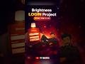 Brightness badhao Login dikhao! 😲 HTML CSS Magic #programming #webdevelopment