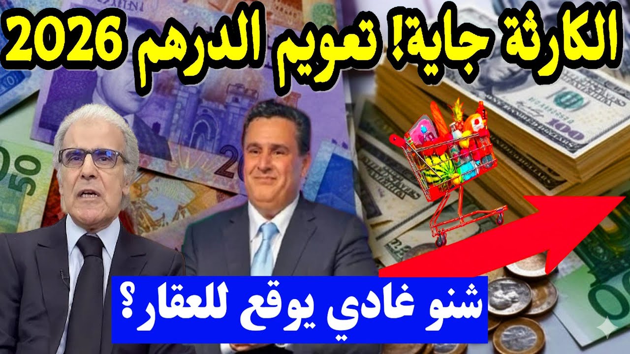 تعويم  الدرهم فالمغرب 2026 : شنو غادي يوقع للدرهم، الفلوس كاش، والقطاع العقاري؟