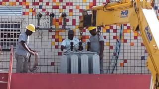 INSTALACAO DE TRANSFORMADOR 150KVA EM SUPERMERCADO MTE
