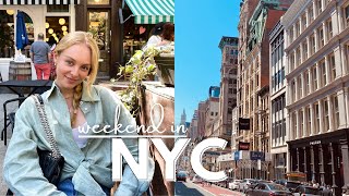 VLOG: WEEKEND IN NYC // photoshoot in soho, 60K subscribers, and spending the day in Brooklyn //