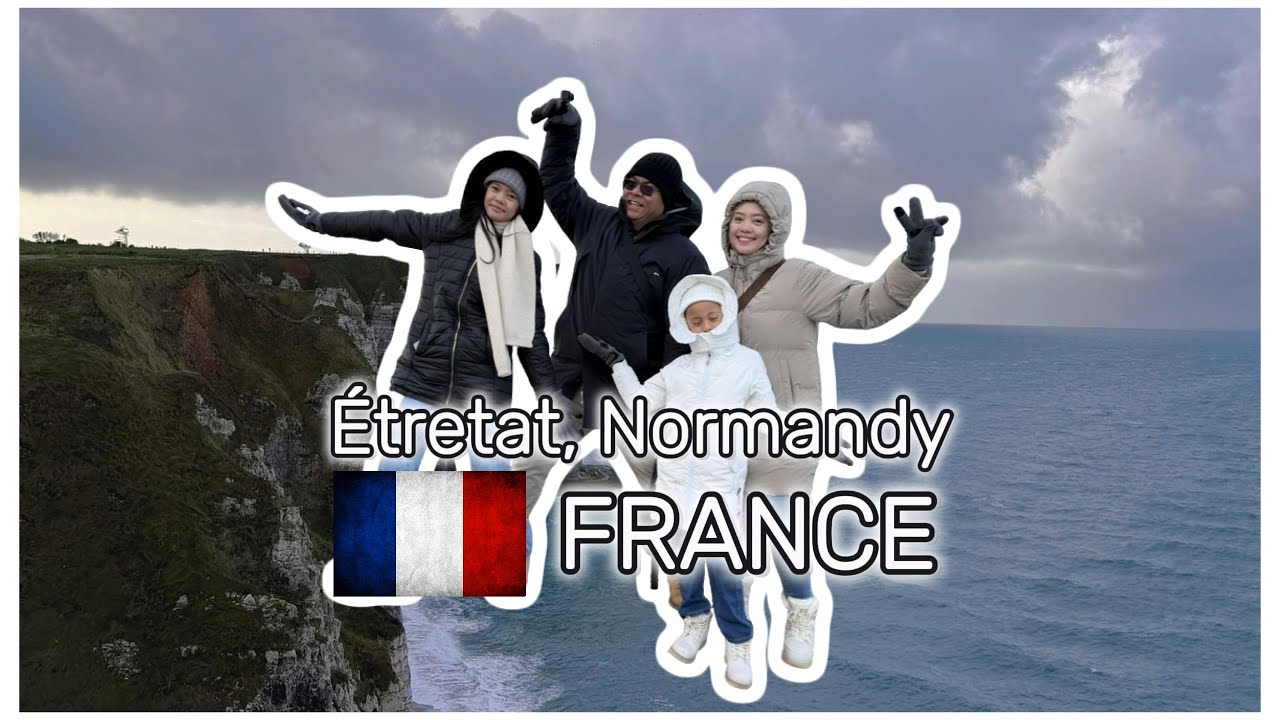 Day 2 in France | Étretat in Winter Exploring the Chalk Cliffs - EP65