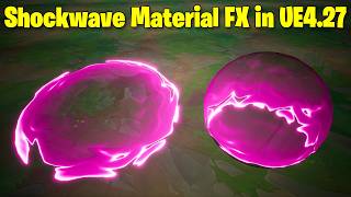 How to Create Shockwave Material FX in Unreal Engine 4.27 | Preview