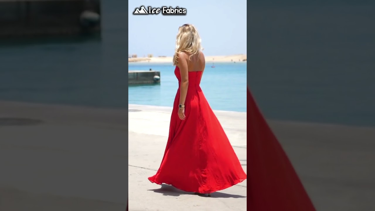 Silky Bridal Satin Fabric | Summer Dress | Wedding Dress Design | 