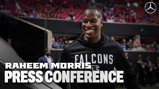 Raheem Morris & Michael Penix Jr. speak with the media after taking on the Bills | Atlanta Falcons