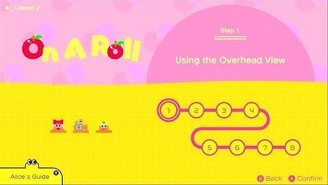 Game Builder Garage: Interactive Lessons: Lesson2:On A Roll;(No Talking) (HANDHELD)Step 1