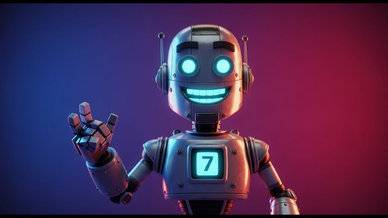 Девять маленьких роботов учат цифры | Лучшая коллекция детских песен и стихов