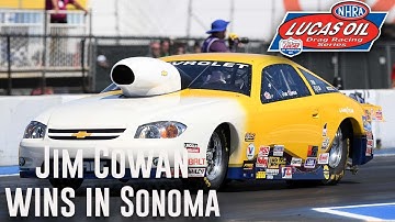 Jim Cowen wins Comp Eliminator at the DENSO NHRA Sonoma Nationals