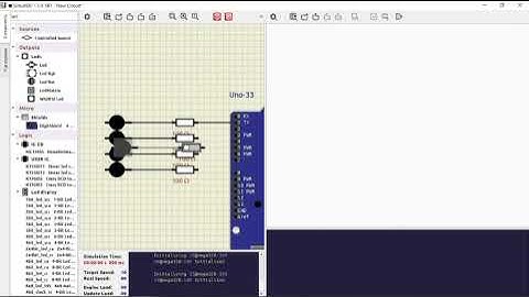 tugas cara membuat lampu LED ARDUINO UNO pada SIMULIDE