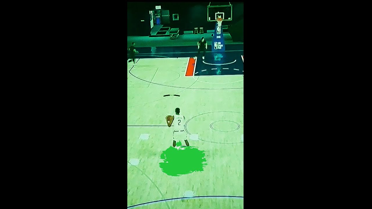 NBA 2k21 meter is insane!! (You can green full court shots every time