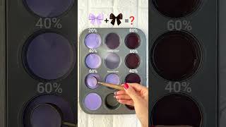 “Soft Lilac: Subtle Brown Touch” #colormixing #colormix #colorpalette #artshorts #pastelvibes