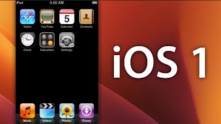 Emulating iOS 1 on a Mac!