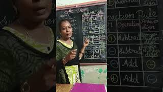 Subtraction Rules for Integers #subtraction #addition #learnmaths #schoolmaths #integer